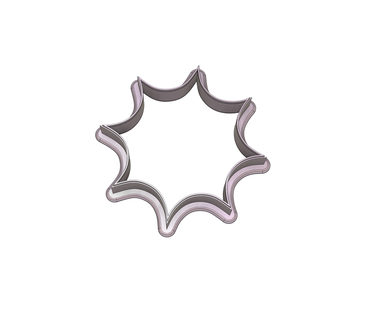 DIGITAL STL Download For Spiderweb 1 Cookie Cutter