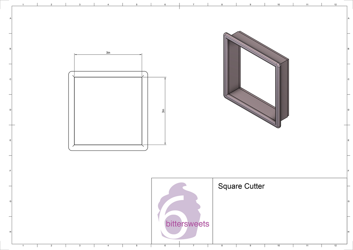 Square Cookie Cutter