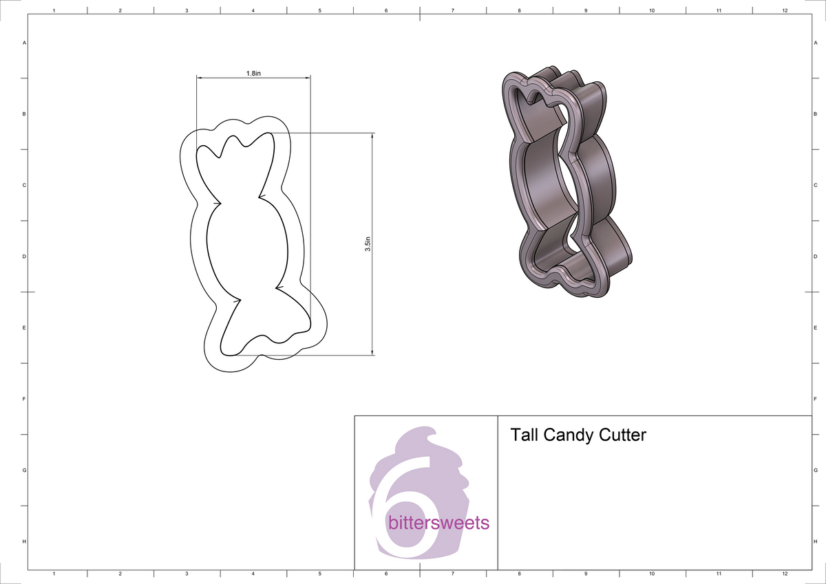Tall Halloween Cookie Cutter Set