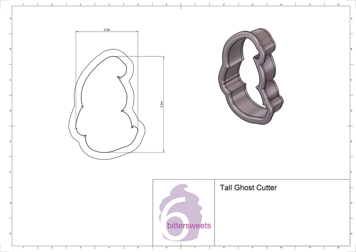 Tall Halloween Cookie Cutter Set