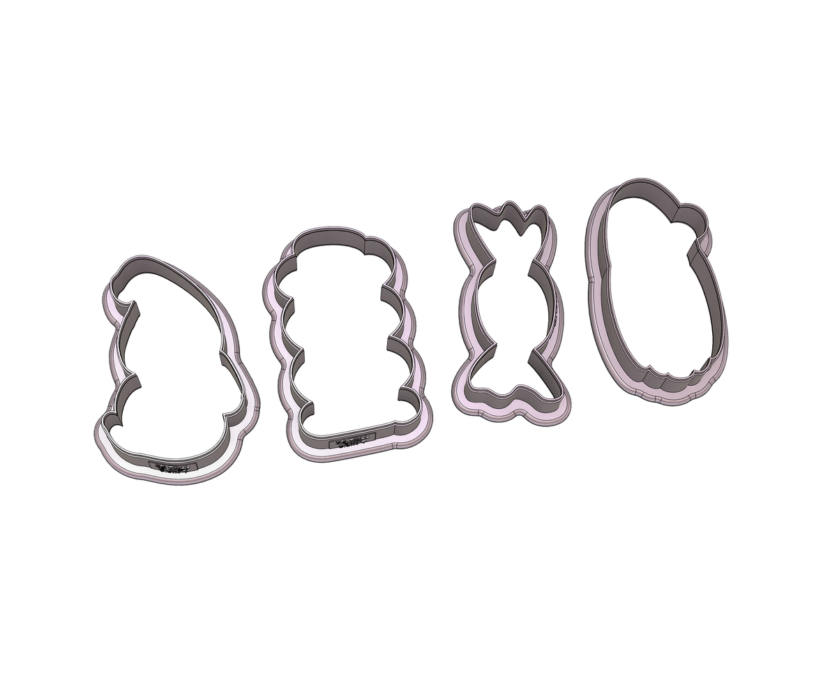 Tall Halloween Cookie Cutter Set