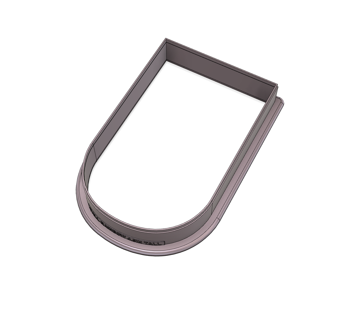 DIGITAL STL Download For Tall Rainbow Cookie Cutter