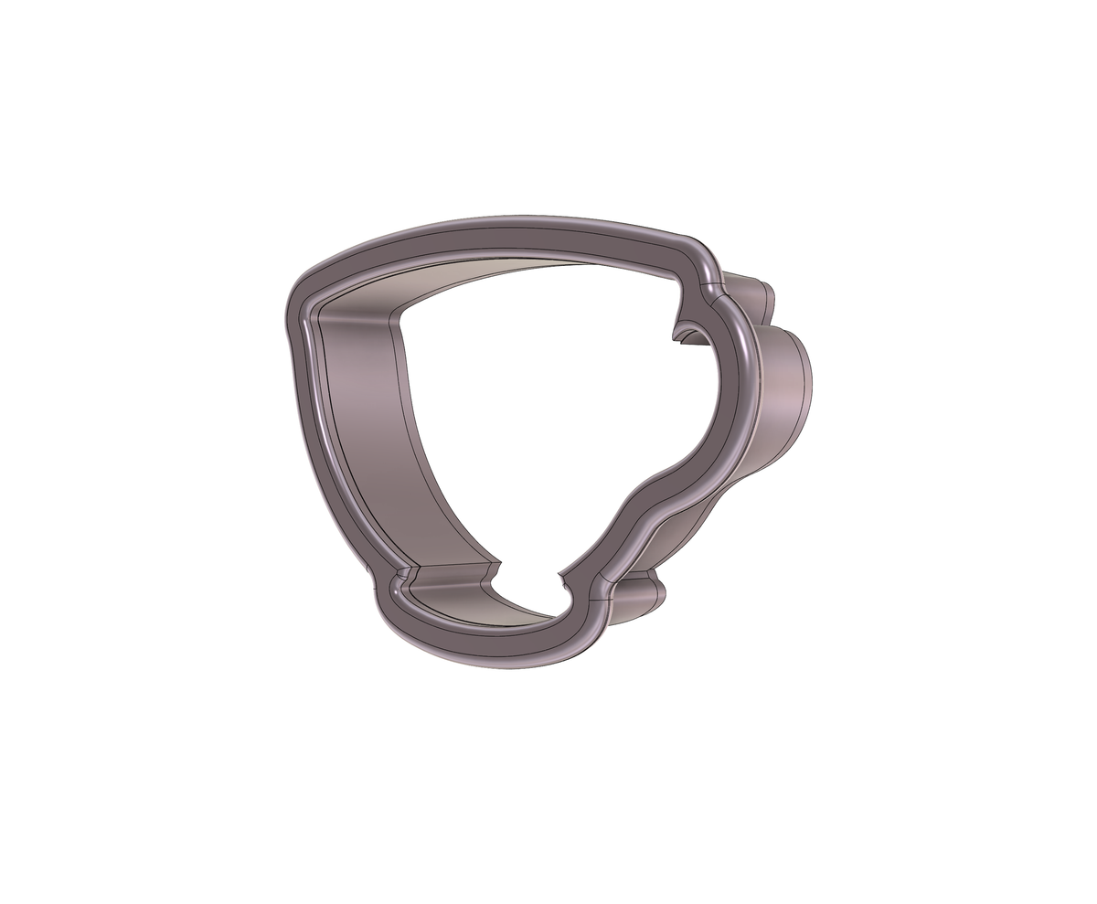 DIGITAL STL Download For Teacup 1 Cookie Cutter