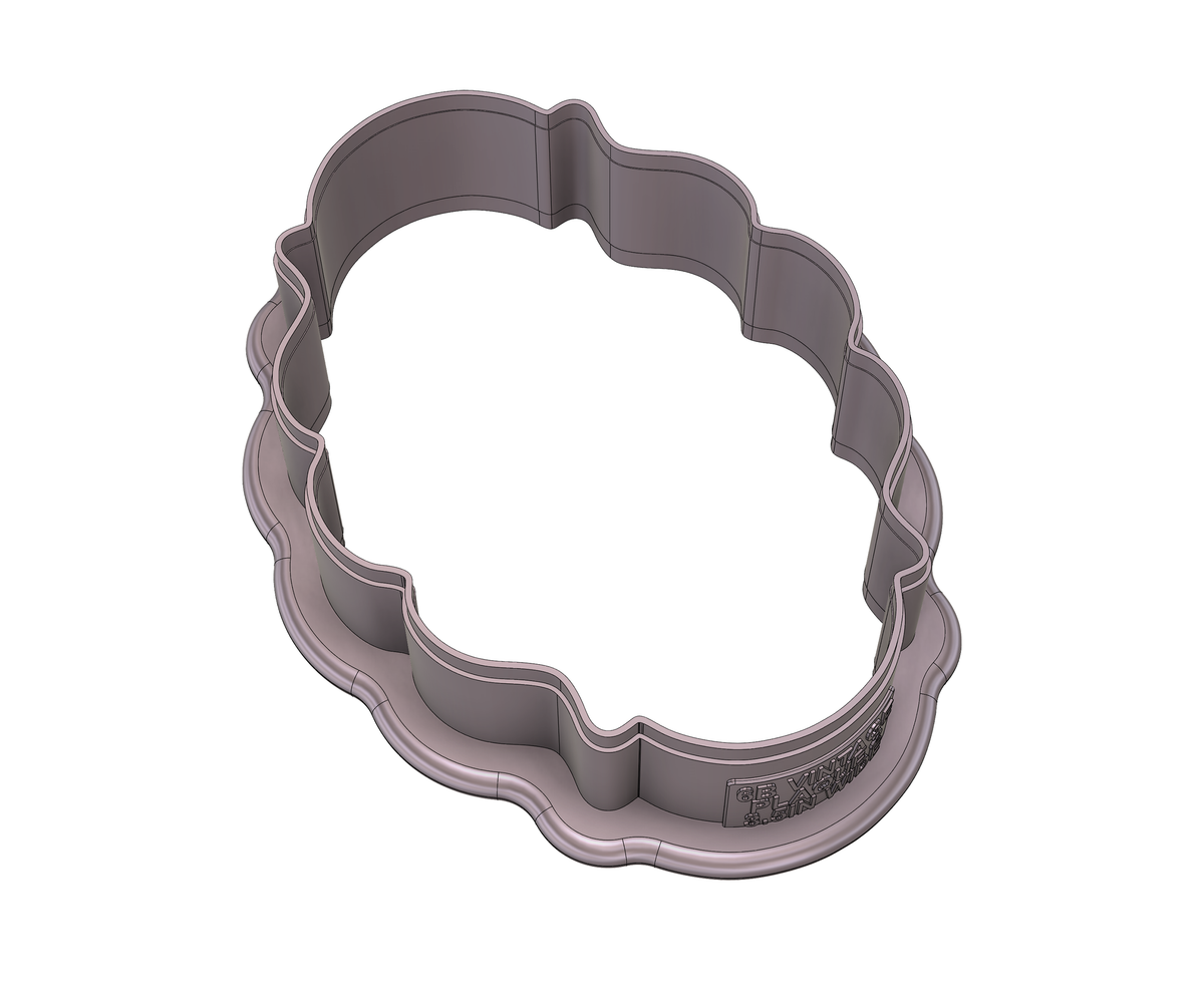 Vintage Plaque 2 Cookie Cutter