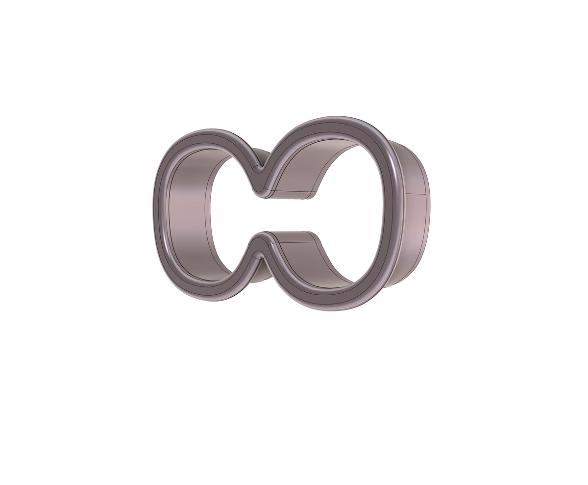 DIGITAL STL Download For Vintage Glasses 1 Cookie Cutter