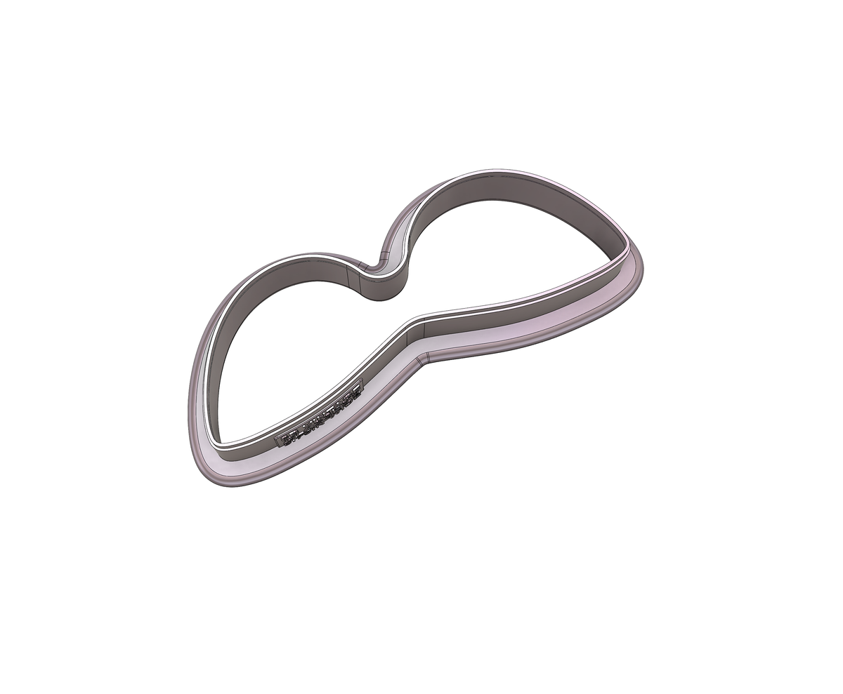 Vintage Glasses 2 Cookie Cutter