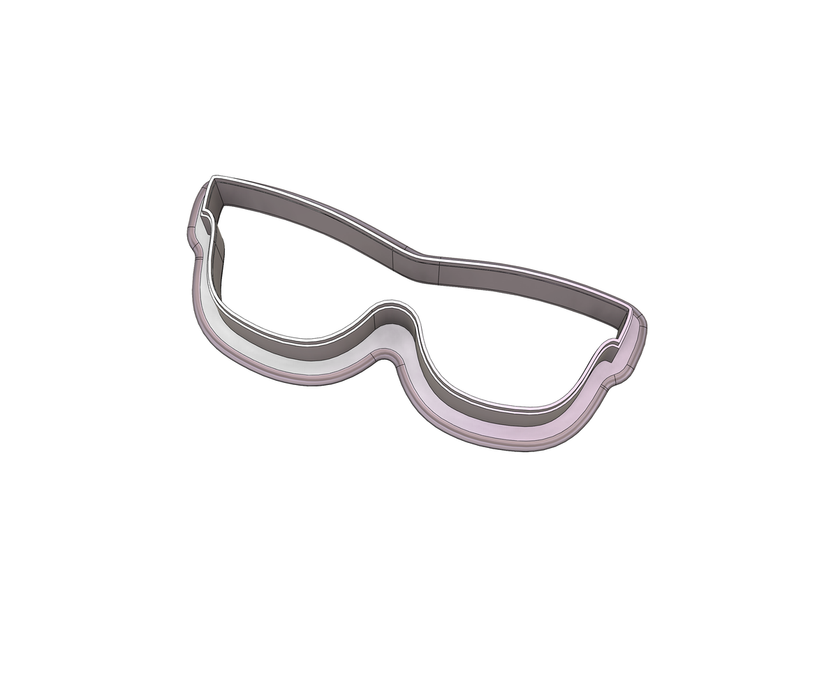 Vintage Glasses 4 Cookie Cutter