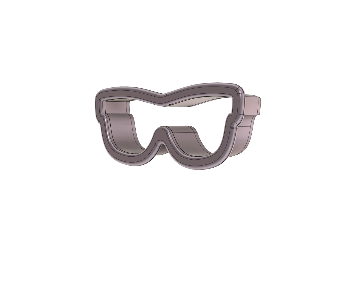 Vintage Glasses 4 Cookie Cutter