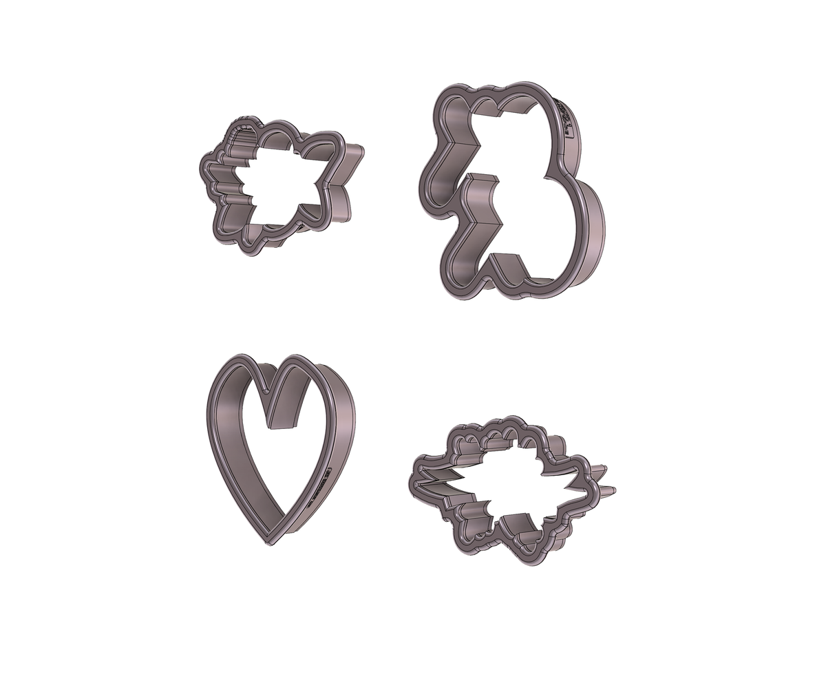 Virginia Rose Valentine&#39;s Day Class Cookie Cutter Set