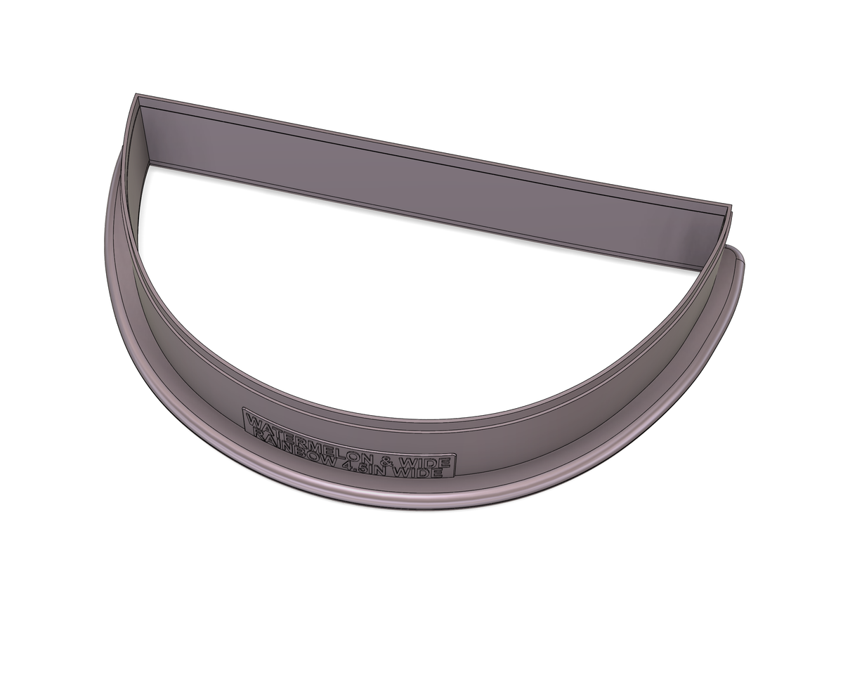 DIGITAL STL Download For Watermelon / Wide Rainbow Cookie Cutter