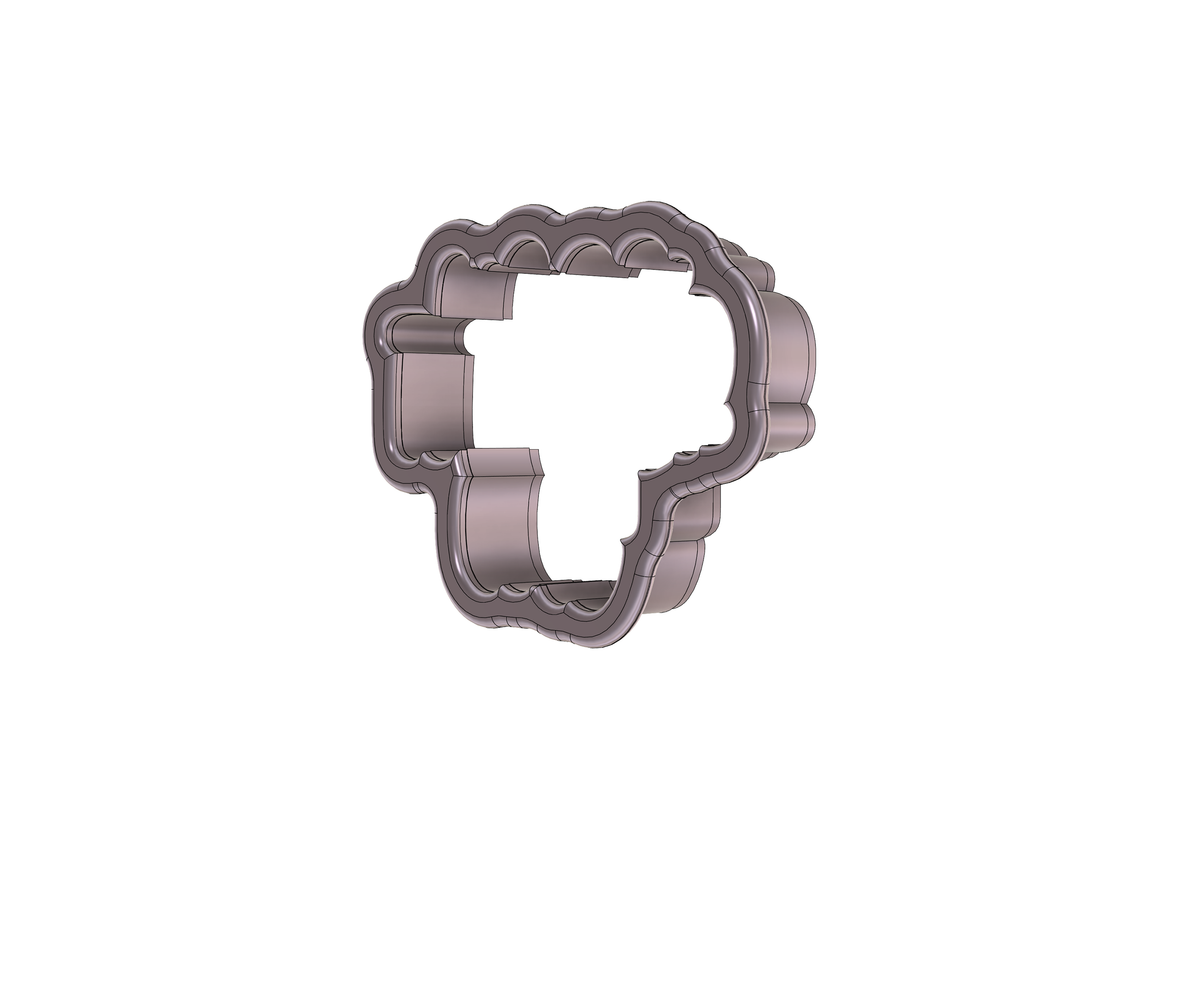 DIGITAL STL Download For We Go Together Like Lettered Cookie Cutter