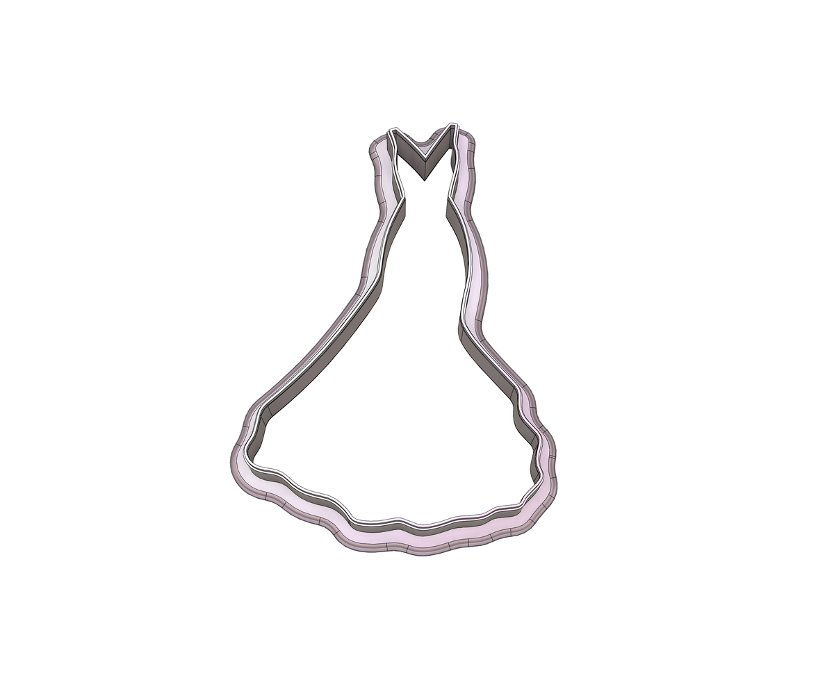 Wedding Dress 6 Cookie Cutter