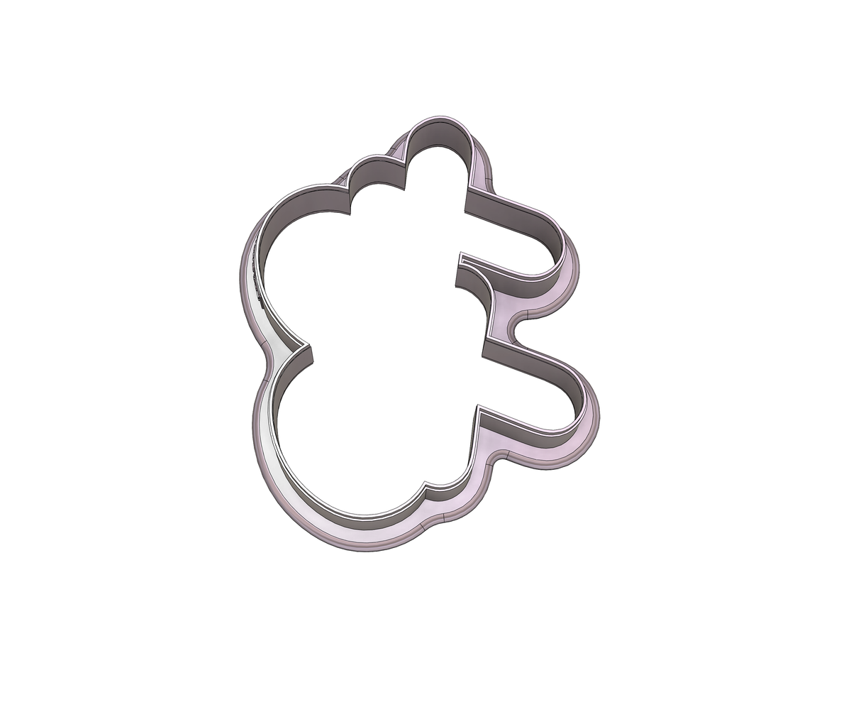 DIGITAL STL Download For XOXO 1 Lettered Cookie Cutter