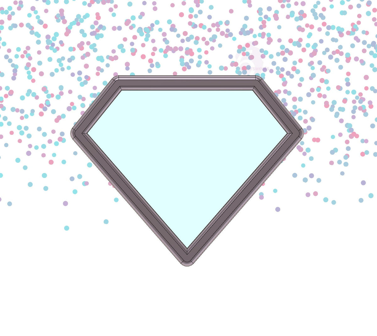 Diamond 1 Cookie Cutter