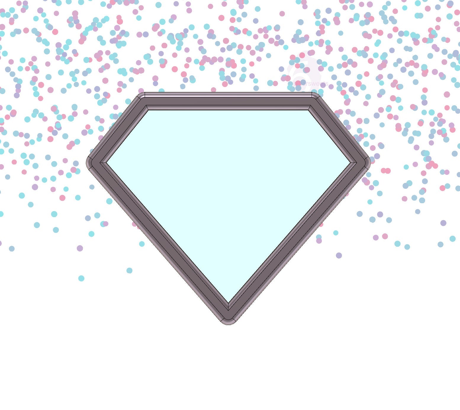 Diamond 1 Cookie Cutter