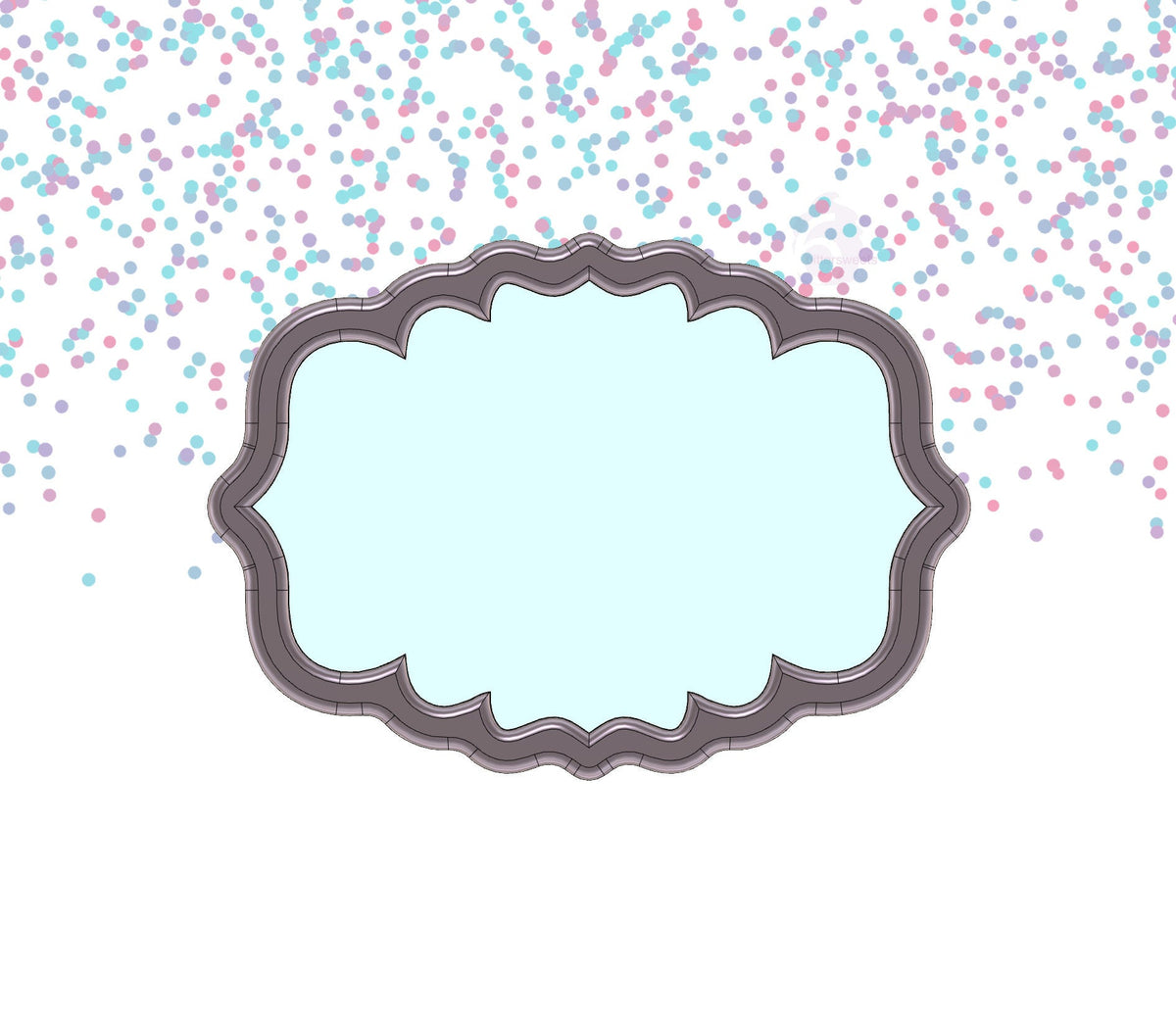 Scallop Plaque 9 Cookie Cutter