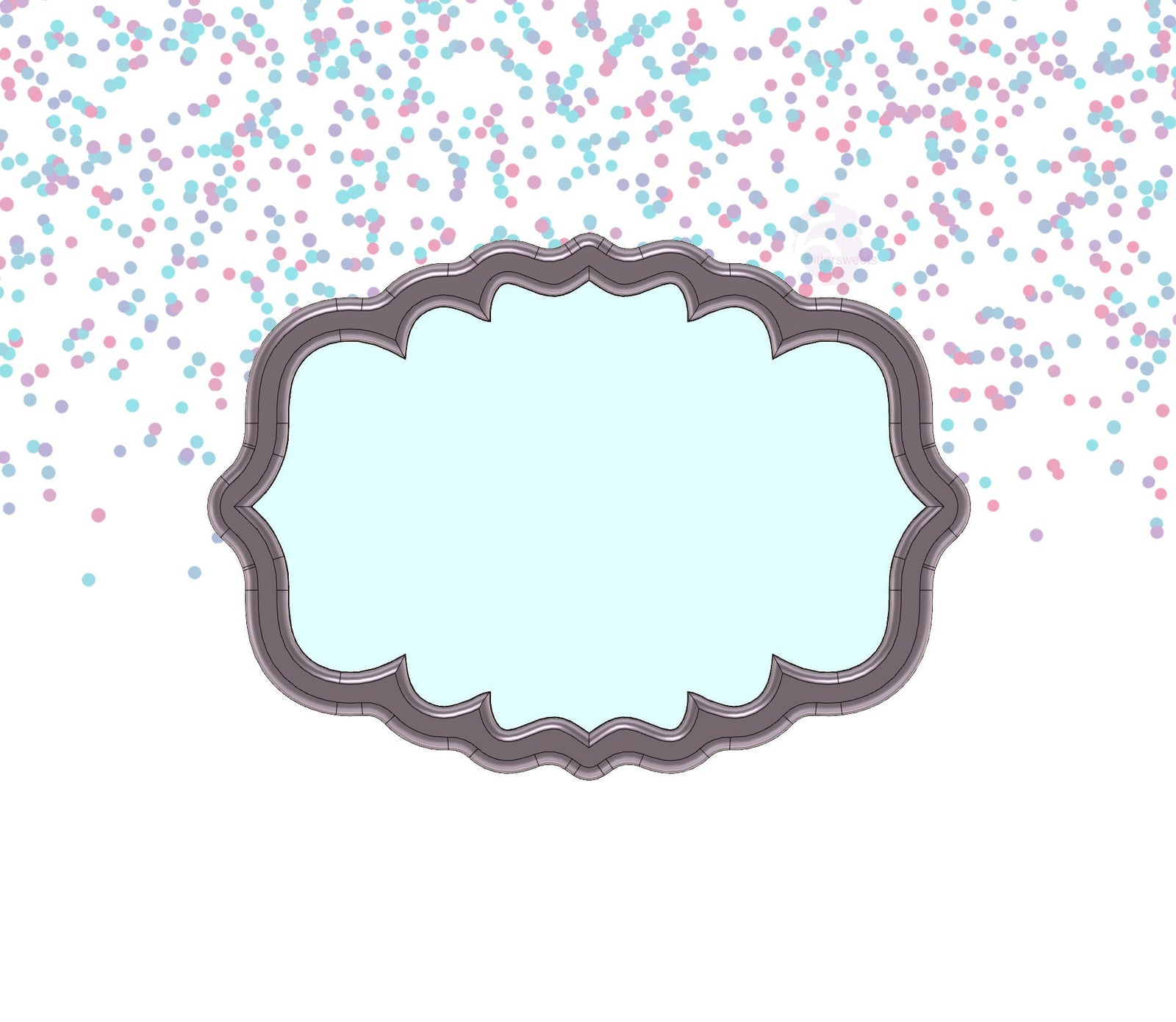 Scallop Plaque 9 Cookie Cutter