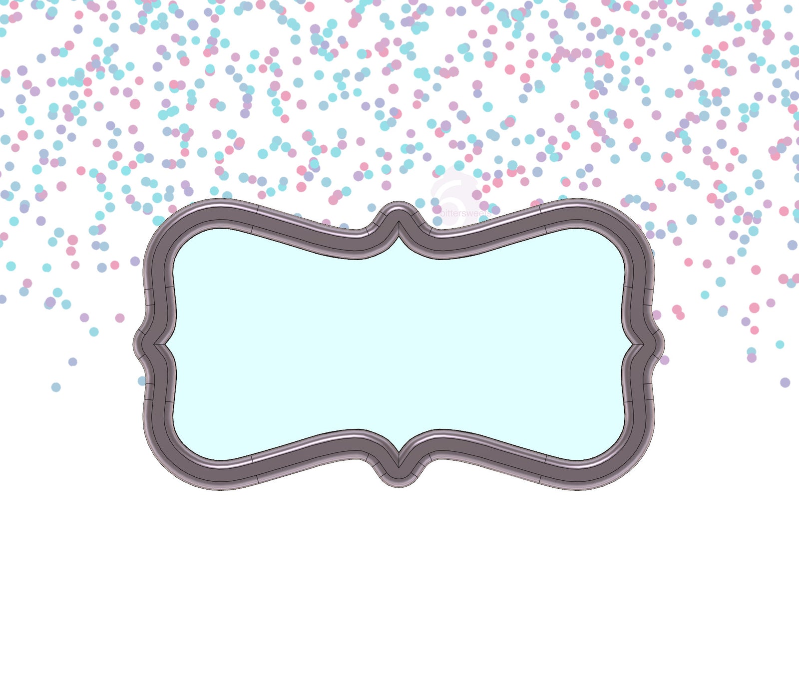 Scallop Plaque 10 Cookie Cutter