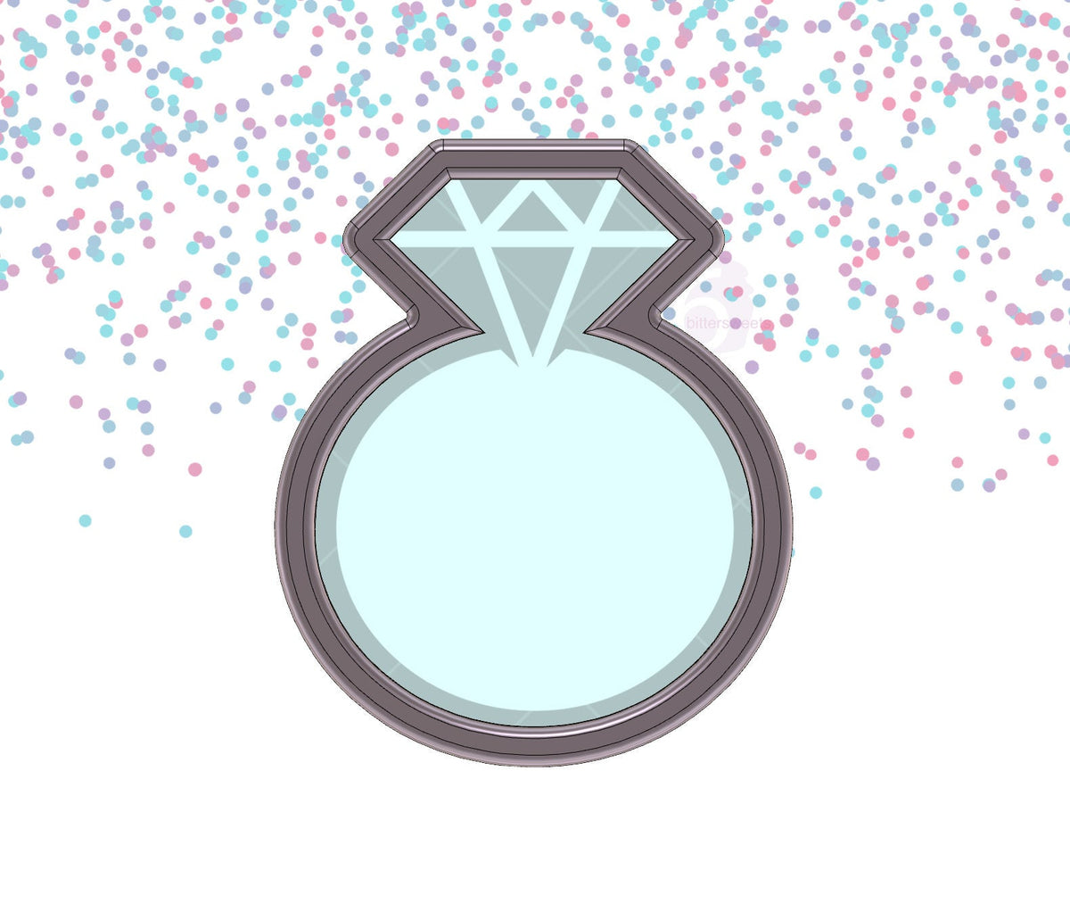 Diamond Ring Cookie Cutter