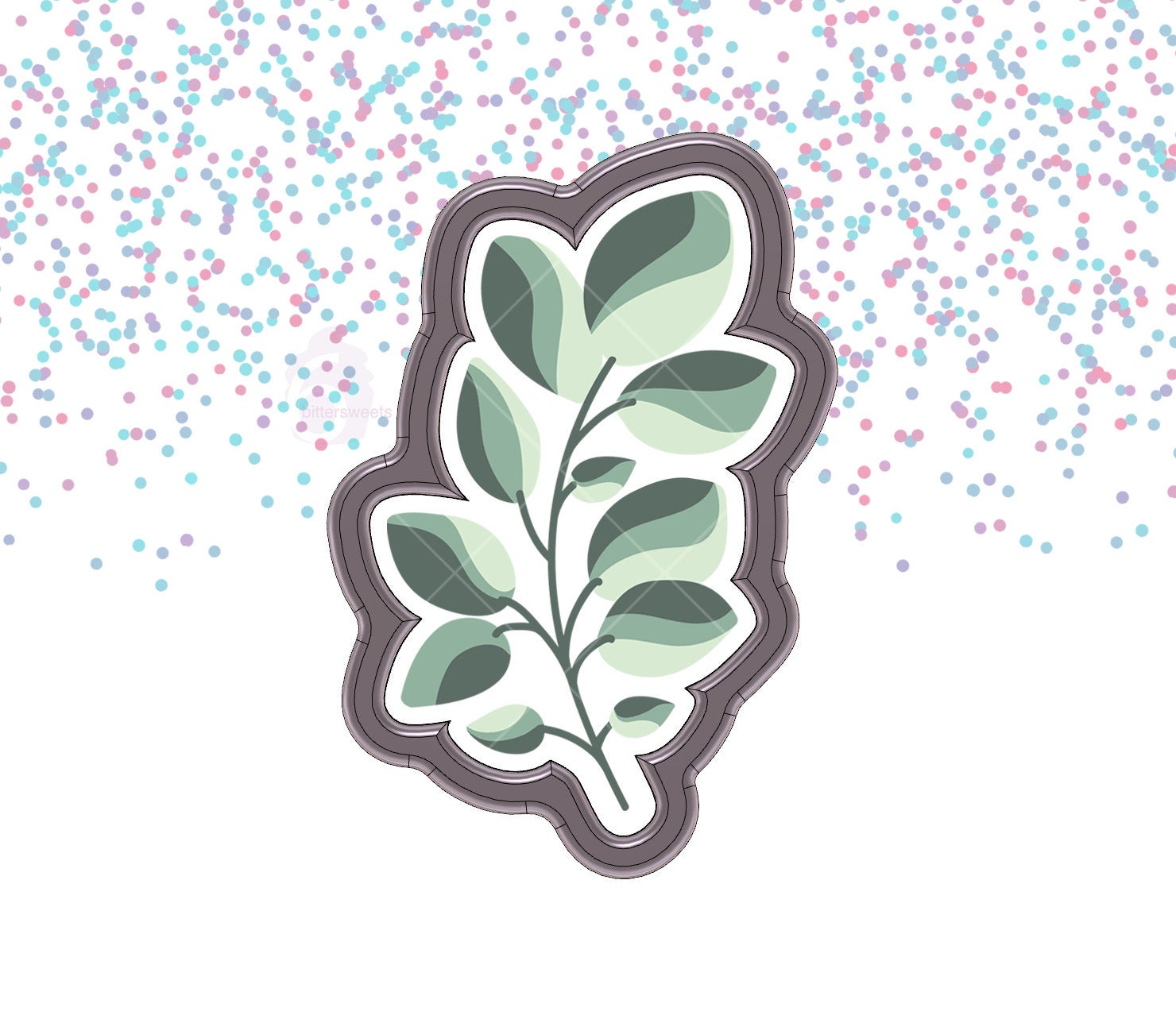 Leaf Branch 5 Cookie Cutter