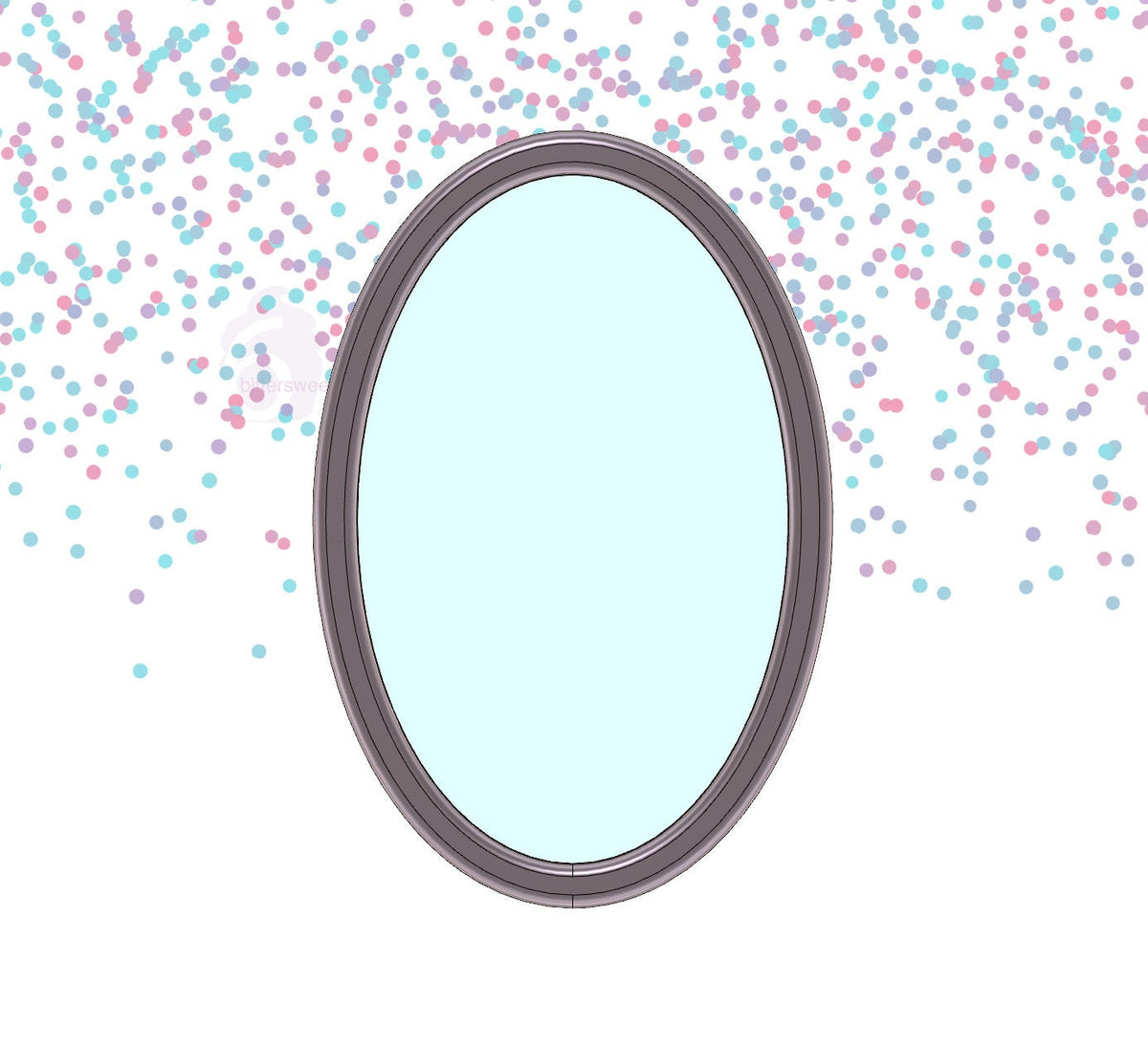 Oval Plaque 1 Cookie Cutter