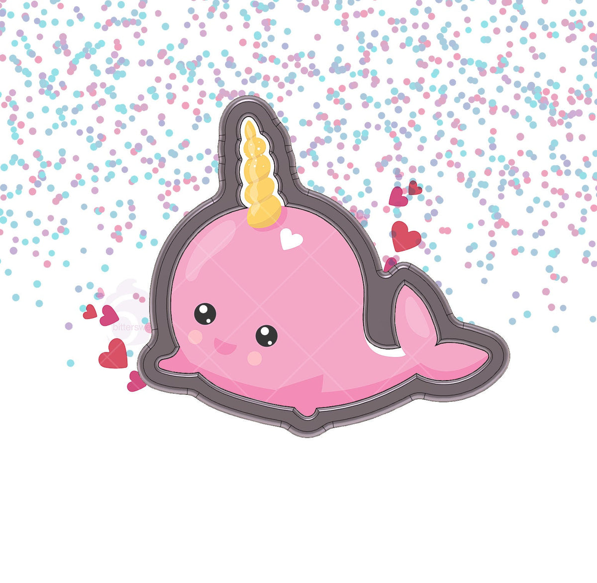 Narwhal 1 Cookie Cutter