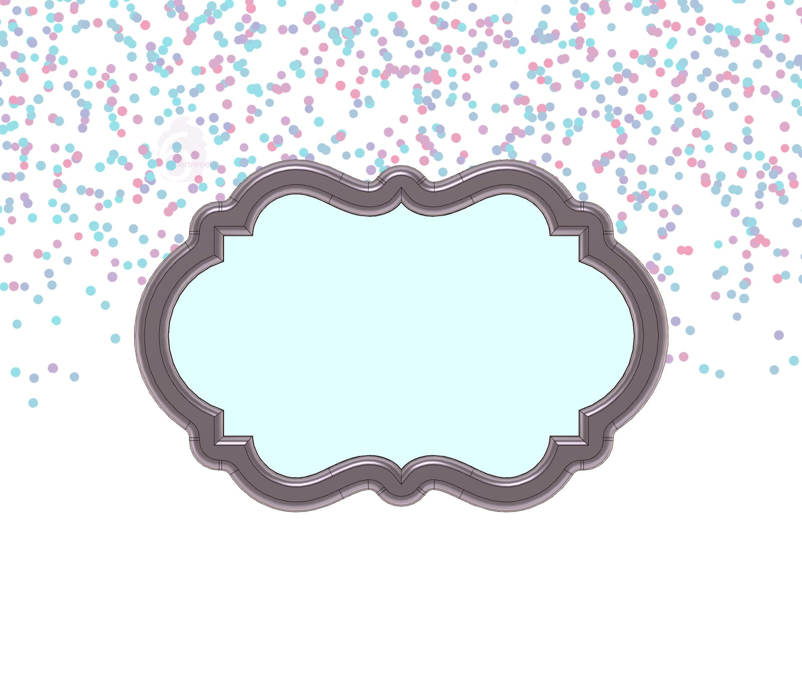 DIGITAL STL Download For Vintage Plaque 1 Cookie Cutter