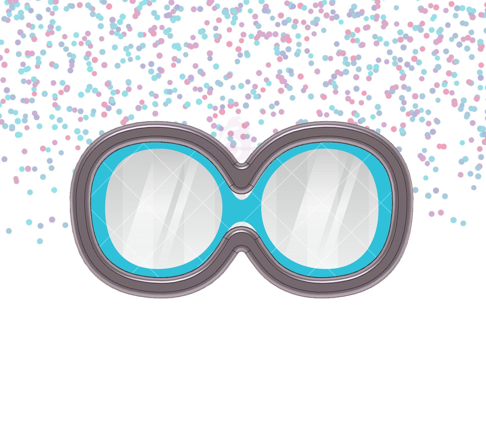 DIGITAL STL Download For Vintage Glasses 1 Cookie Cutter