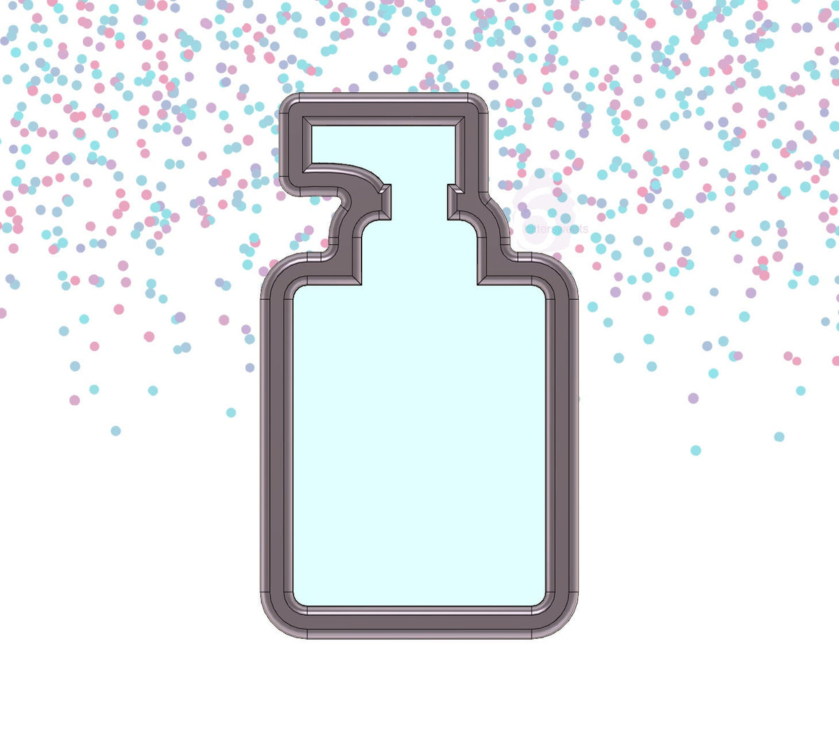 Sanitizer Bottle Cookie Cutter