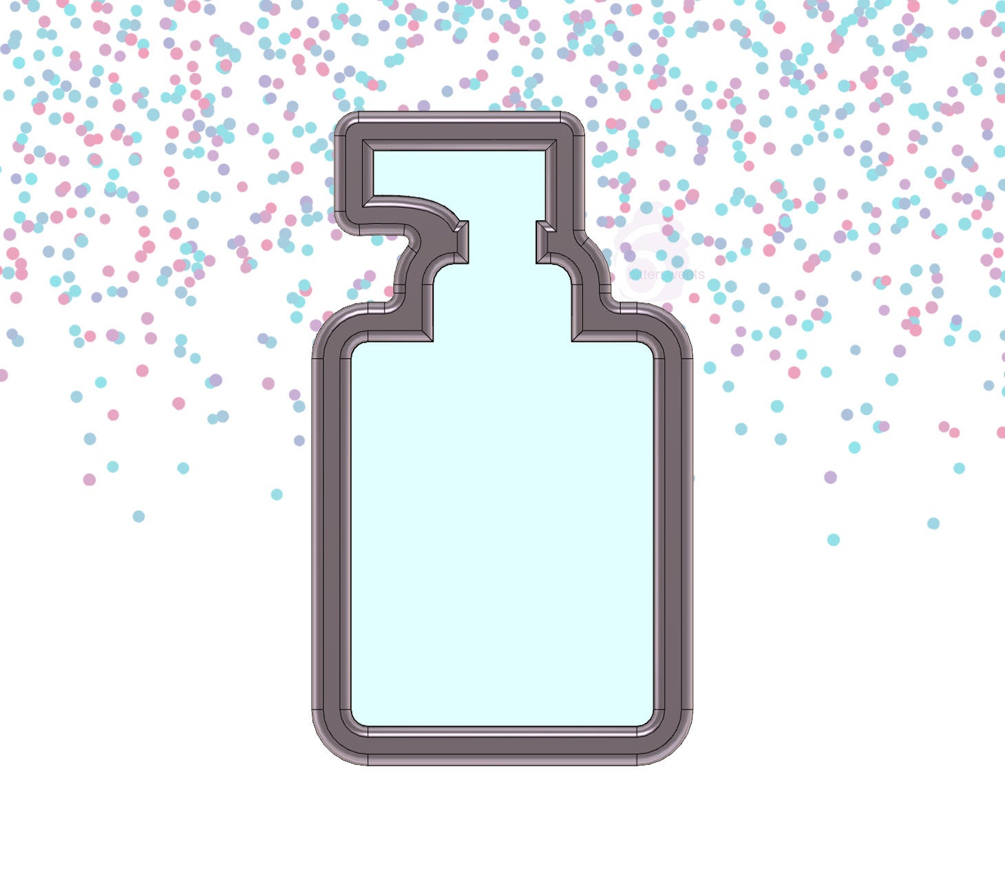 Sanitizer Bottle Cookie Cutter