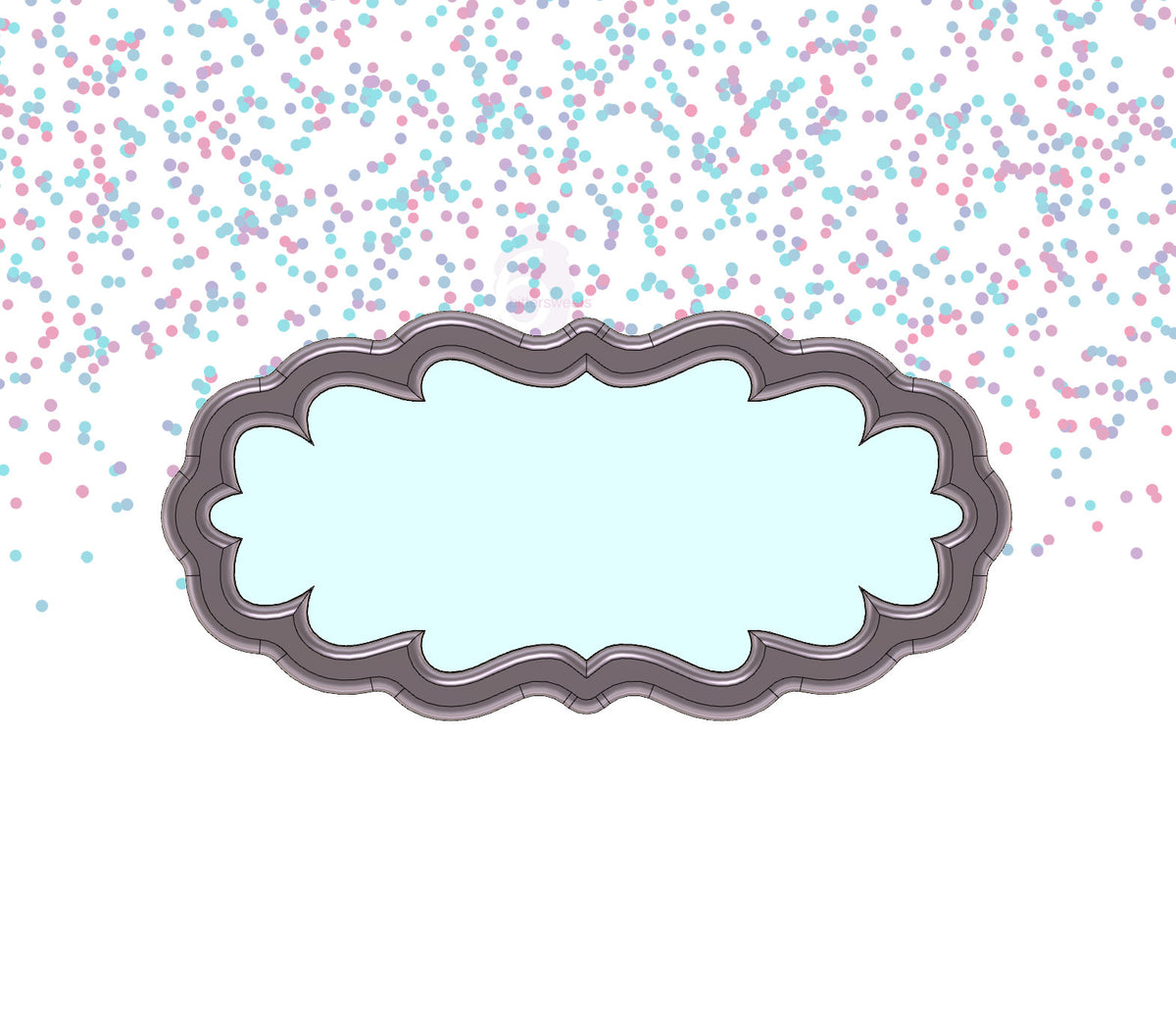 DIGITAL STL Download For Funky Plaque 3 Cookie Cutter