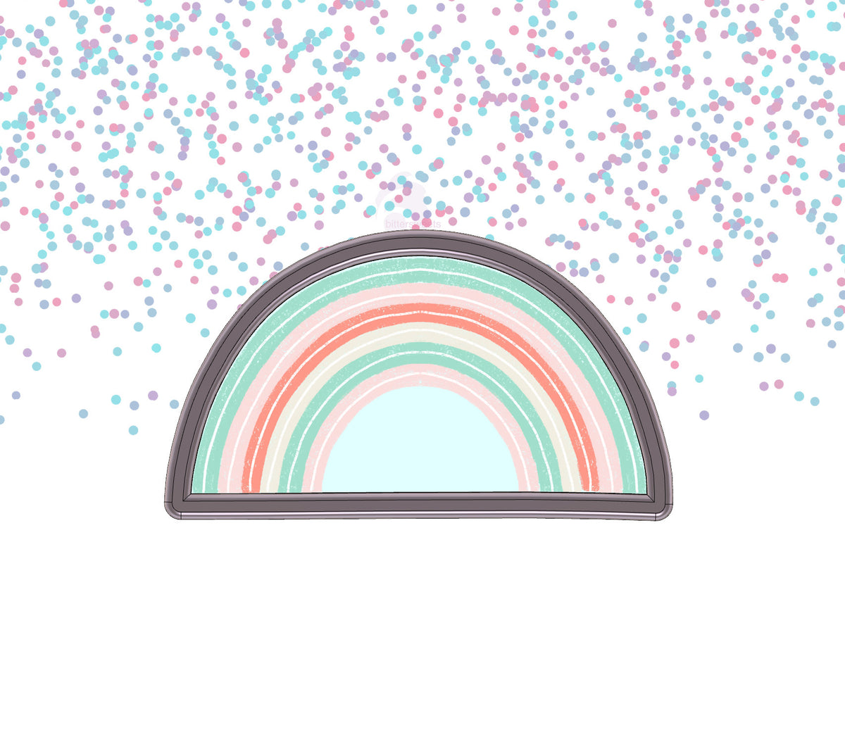 Watermelon / Wide Rainbow Cookie Cutter