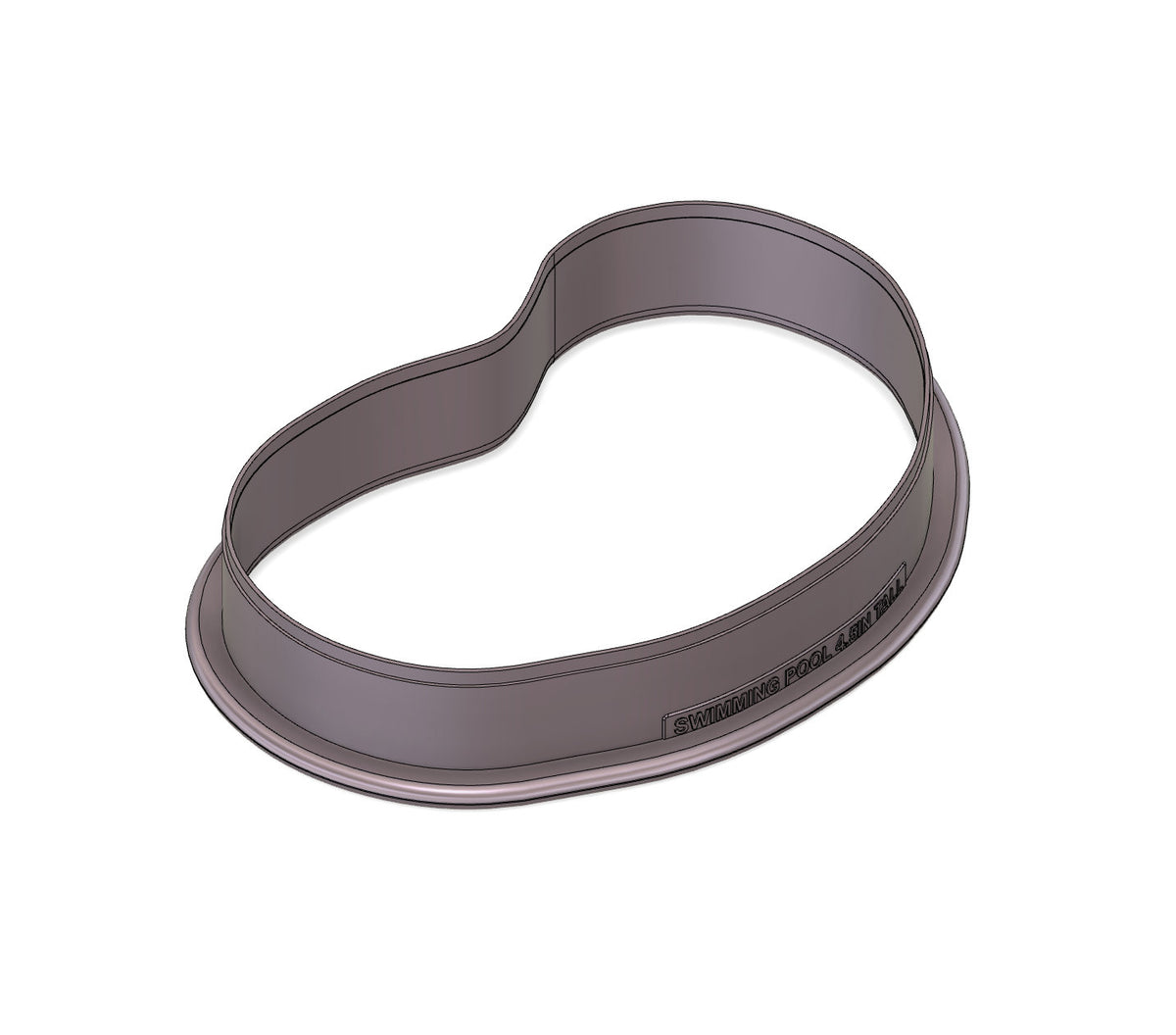 DIGITAL STL Download For Swimming Pool Cookie Cutter