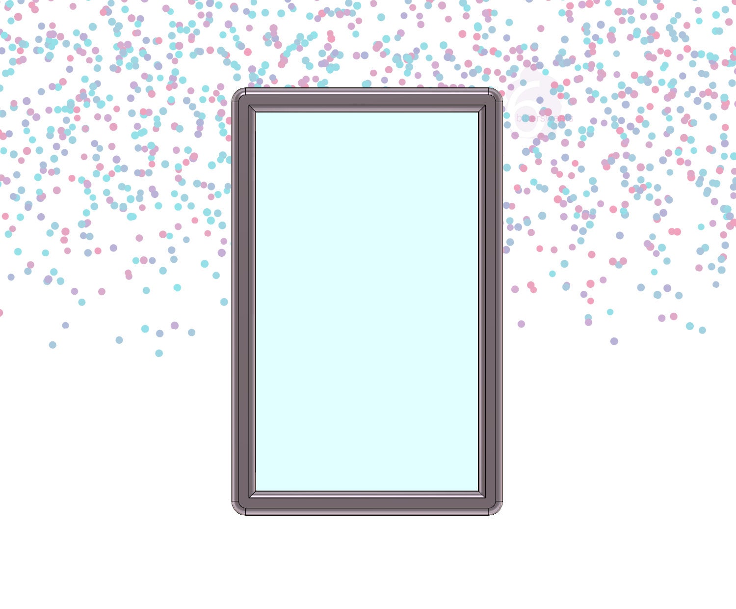 DIGITAL STL Download For Rectangle 1 Cookie Cutter