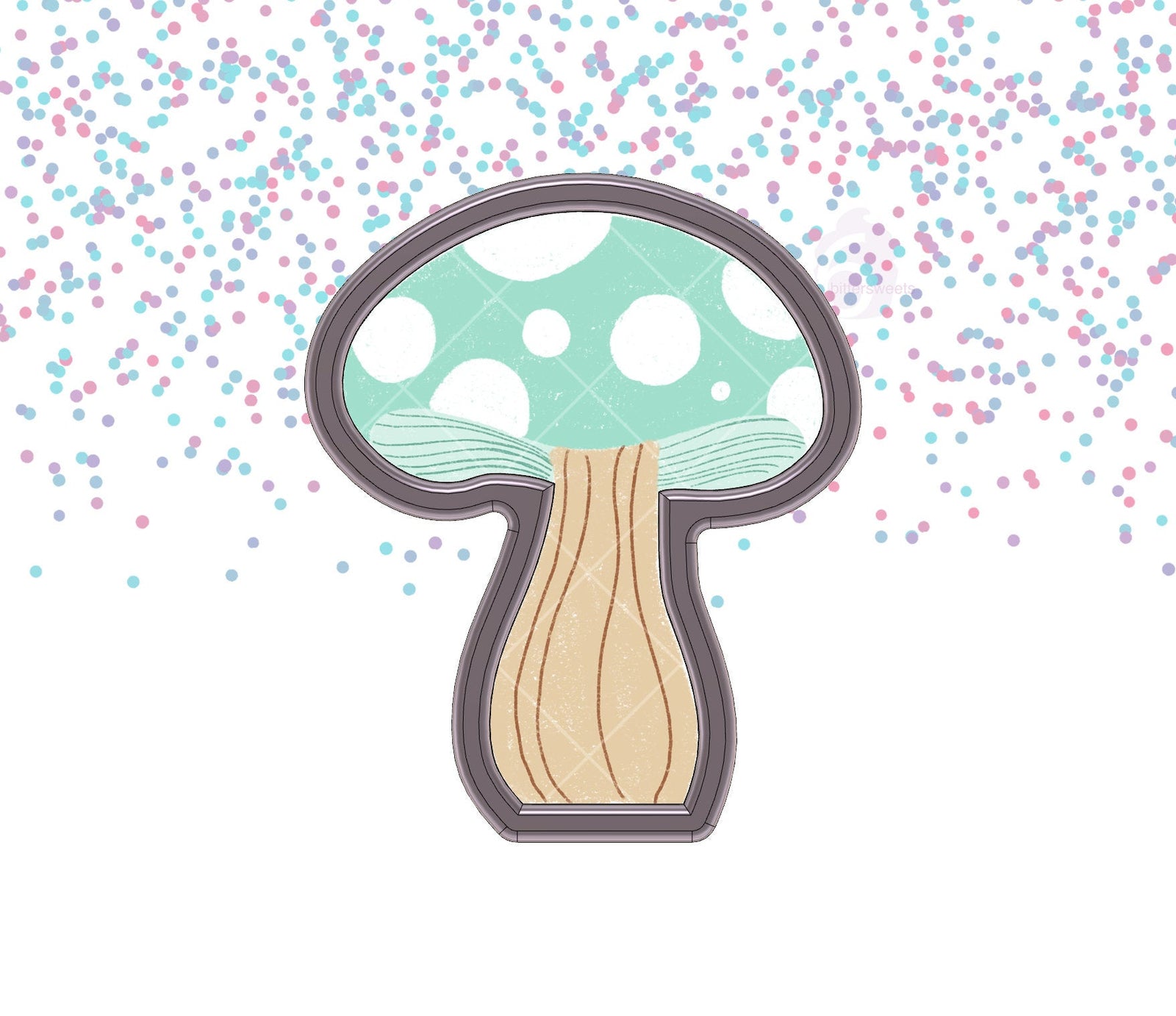 Mushroom 1 Cookie Cutter