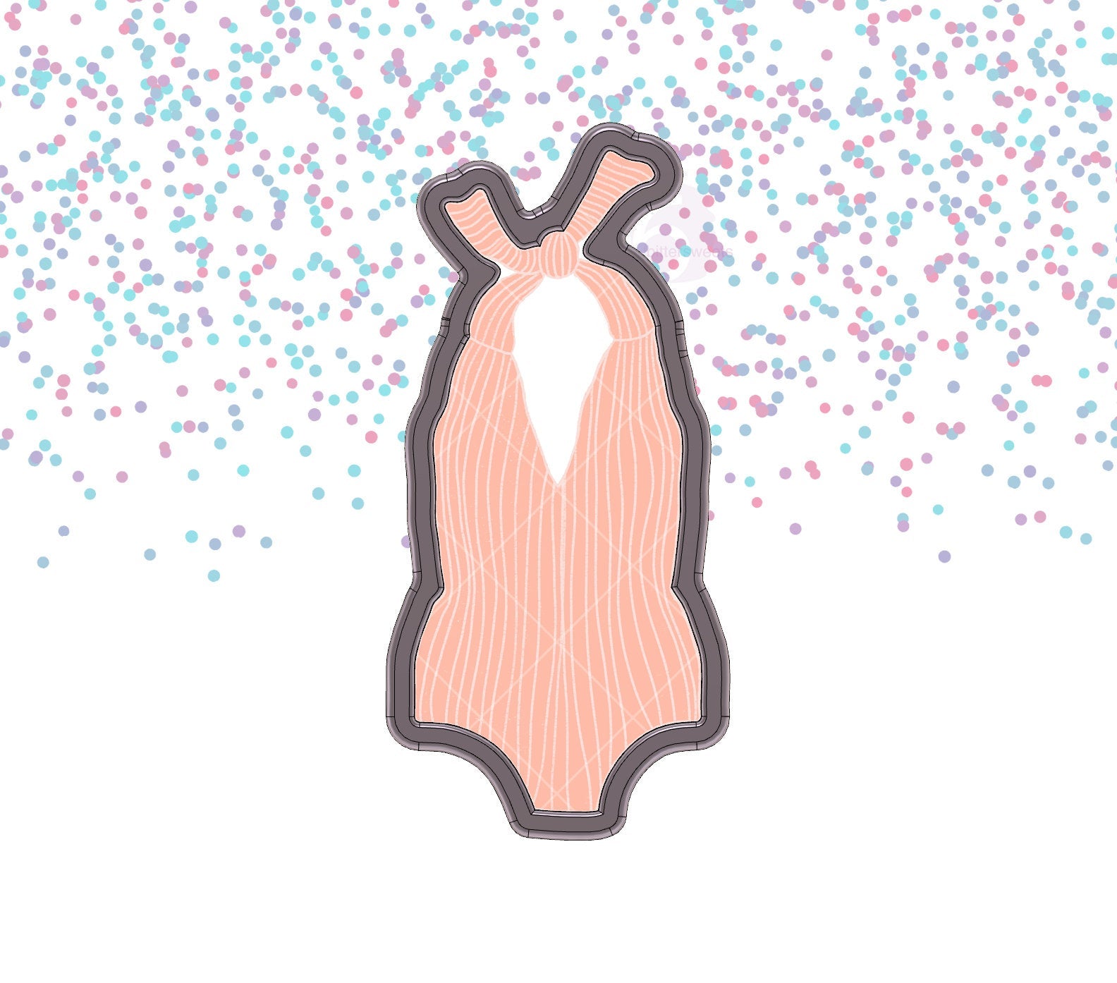 DIGITAL STL Download For Swimsuit 1 Cookie Cutter