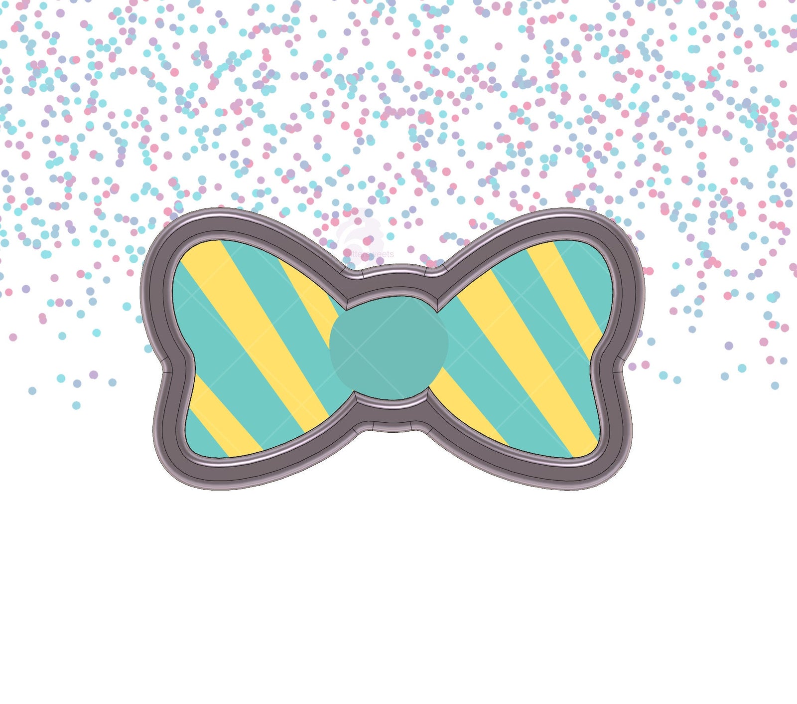 Bowtie 1 Cookie Cutter