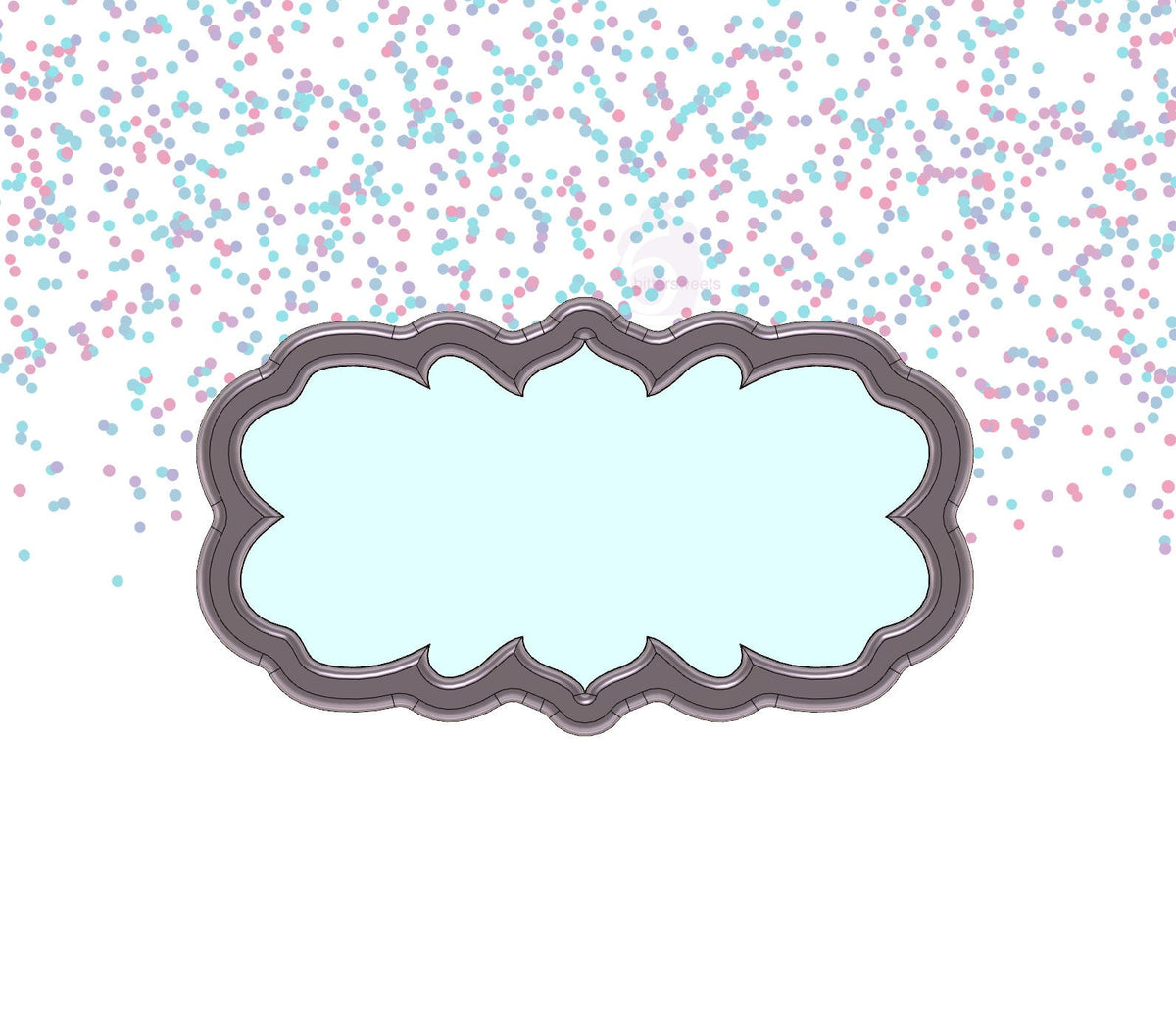 DIGITAL STL Download For Funky Plaque 2 Cookie Cutter