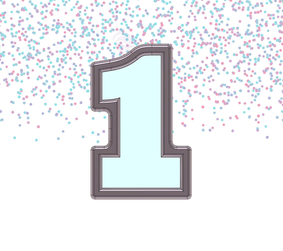 Number 1 Cookie Cutter