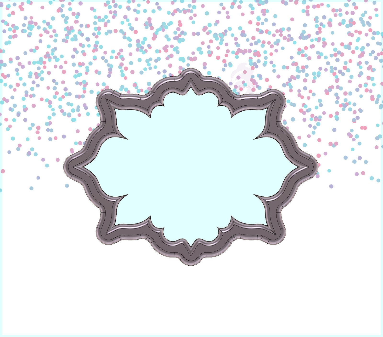 DIGITAL STL Download For Mira Plaque Cookie Cutter