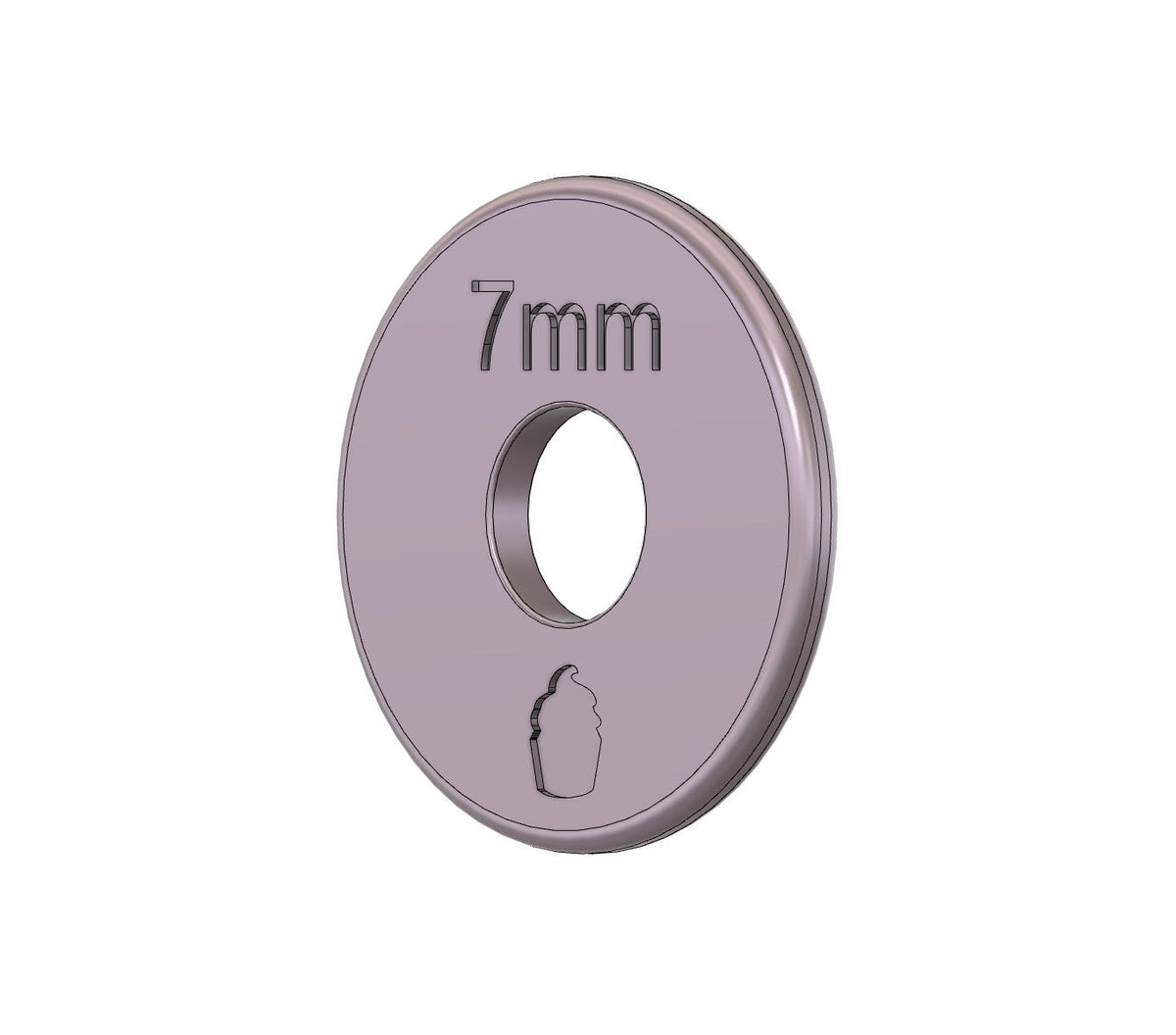 DIGITAL STL Download For 7mm Rolling Pin Guides (Set of 2)