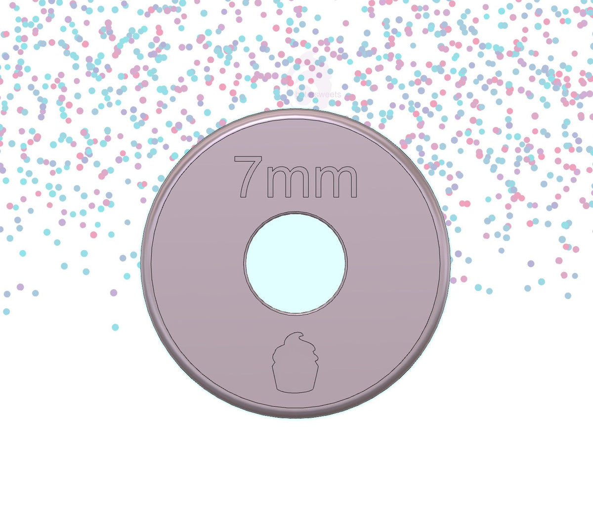 DIGITAL STL Download For 7mm Rolling Pin Guides (Set of 2)