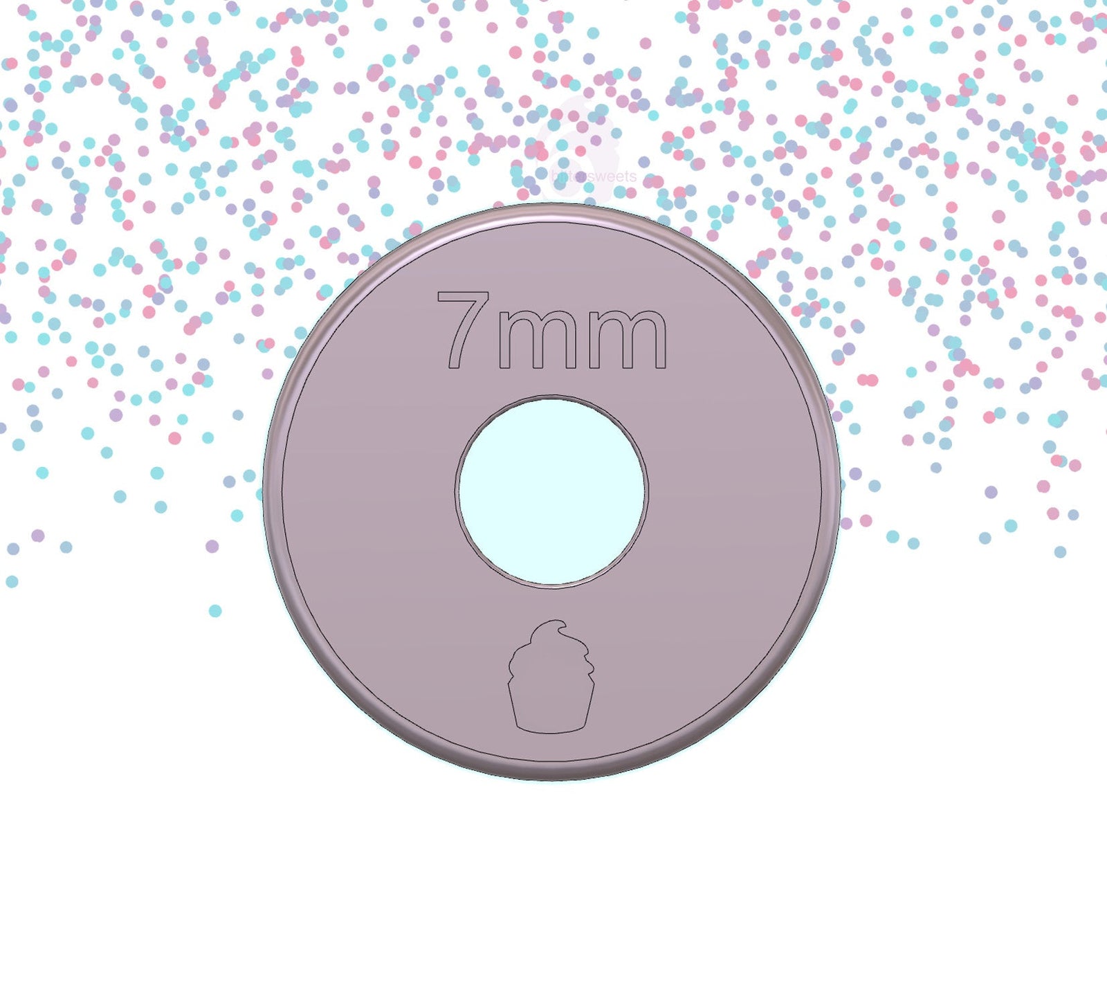 DIGITAL STL Download For 7mm Rolling Pin Guides (Set of 2)