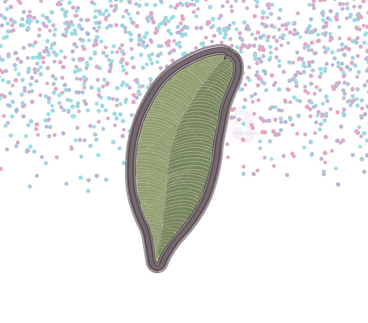 Tropical Leaf 1 Cookie Cutter