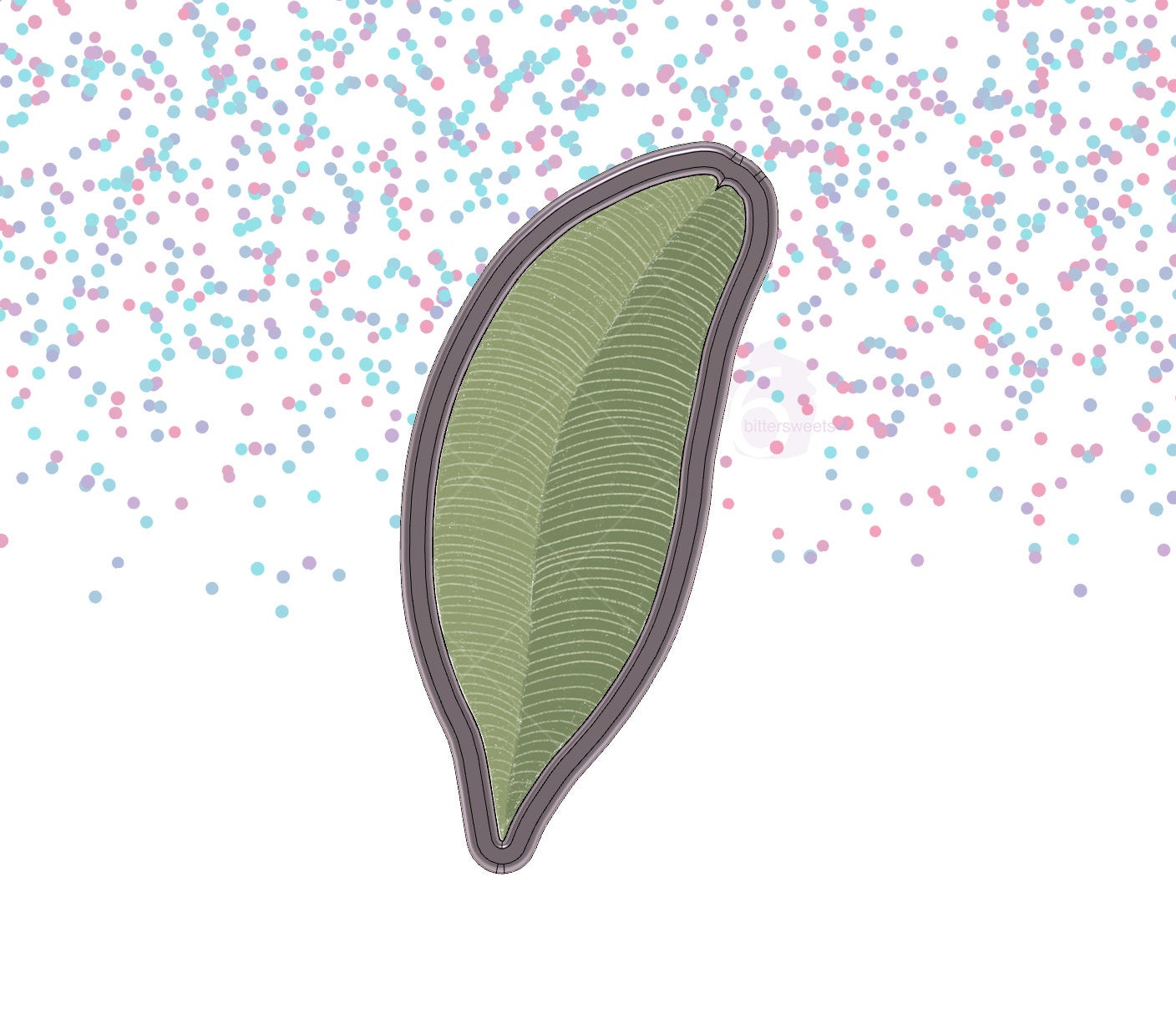 DIGITAL STL Download For Tropical Leaf 1 Cookie Cutter