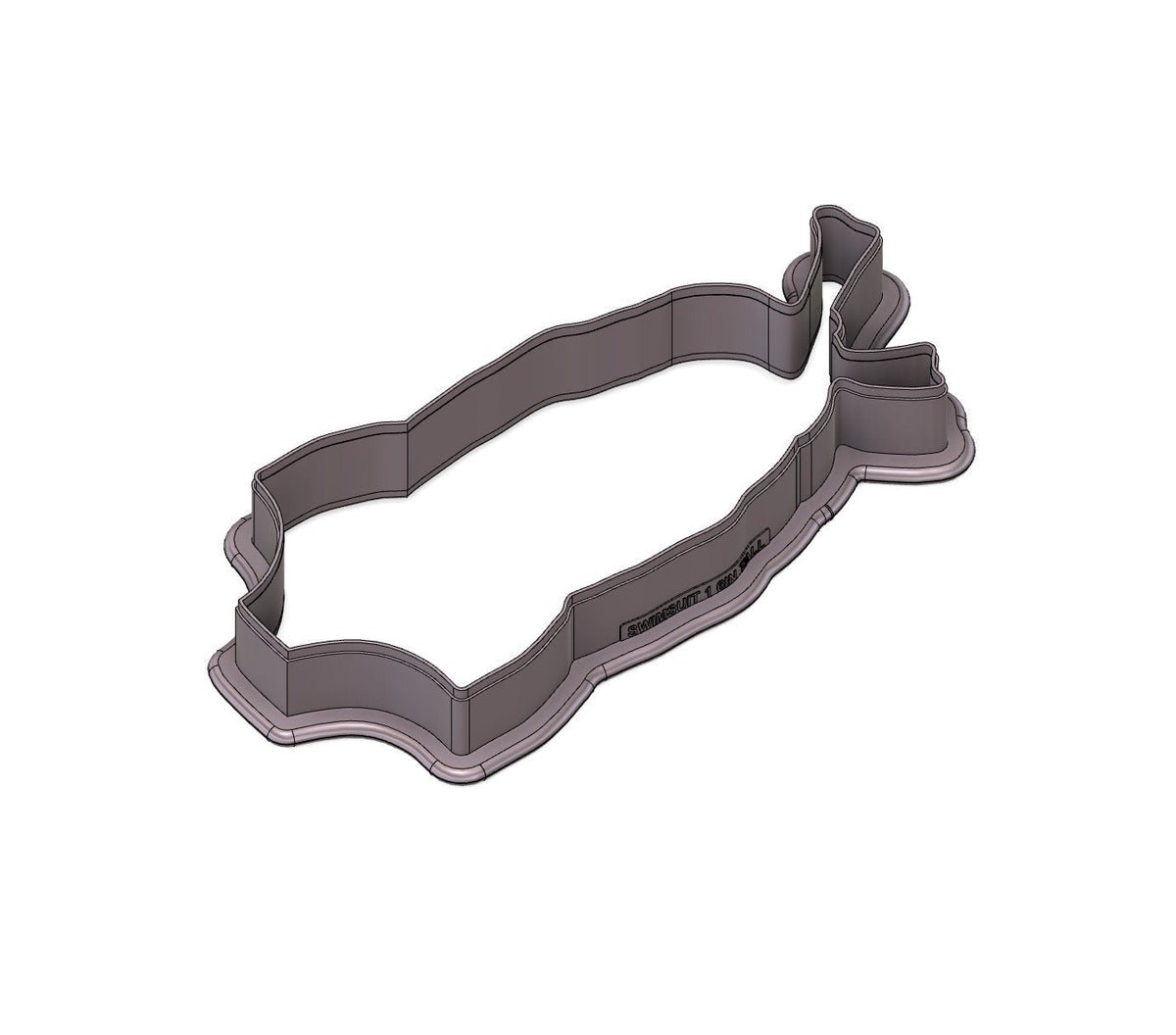 DIGITAL STL Download For Swimsuit 1 Cookie Cutter