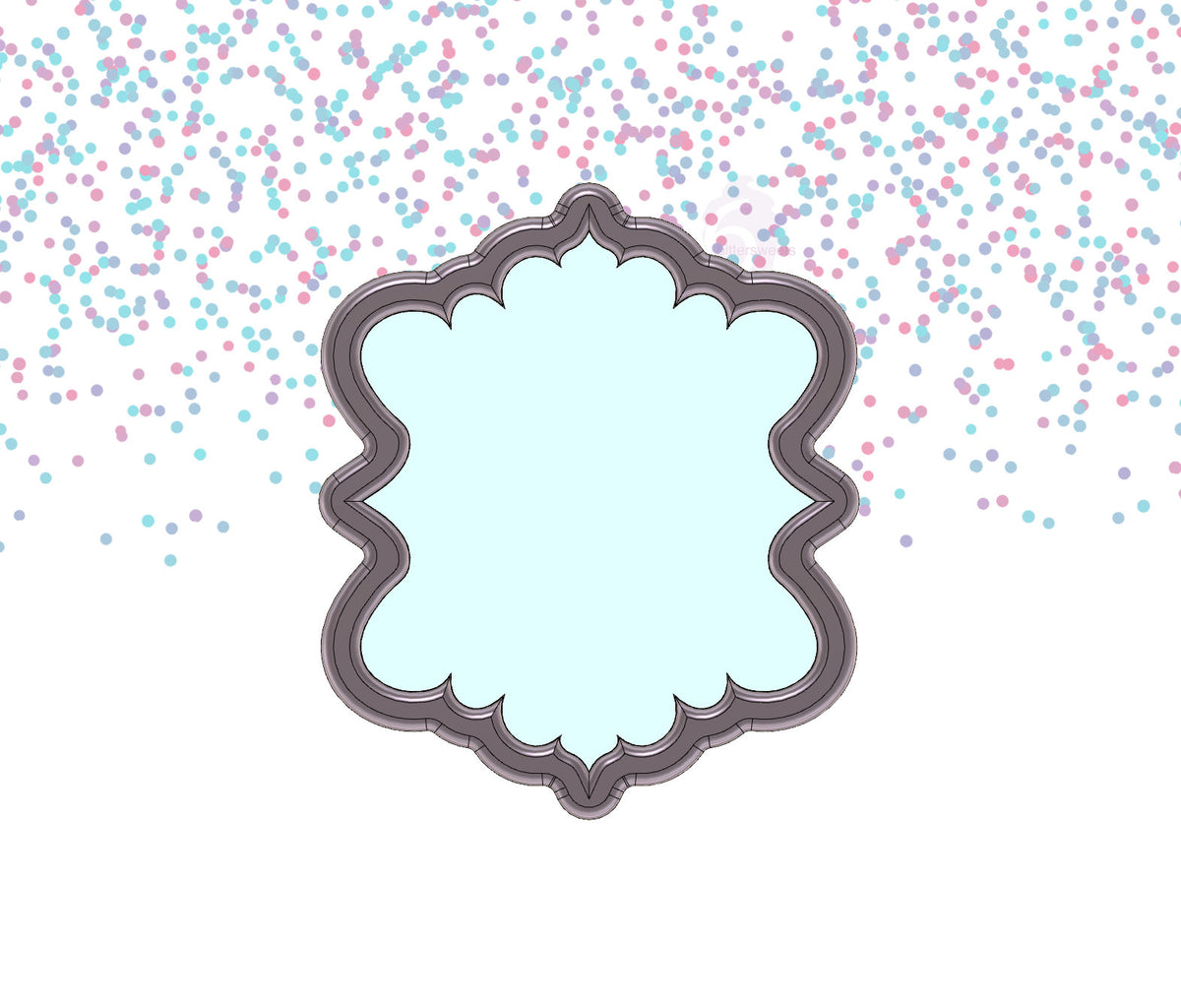 DIGITAL STL Download For Vera Plaque Cookie Cutter