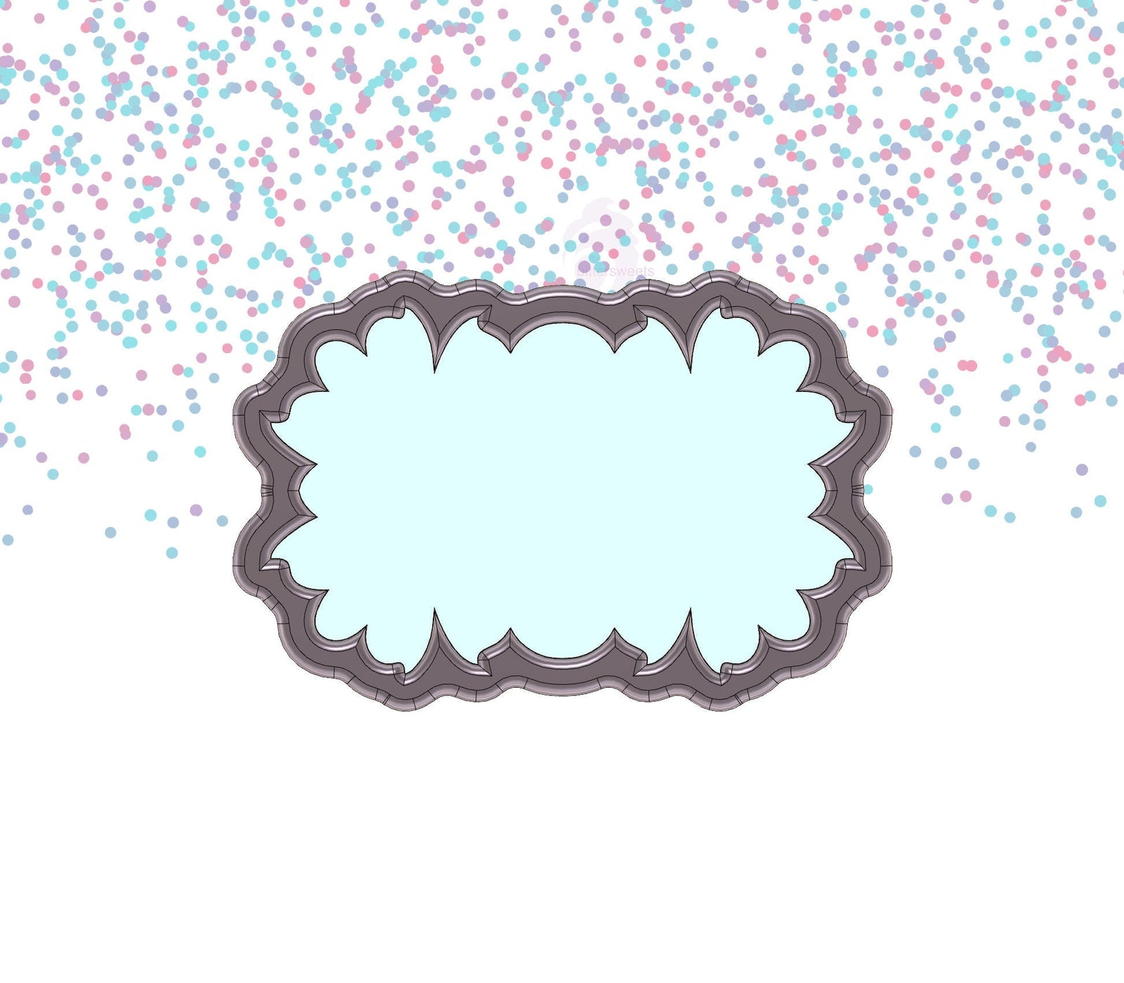 Dulce Plaque Cookie Cutter