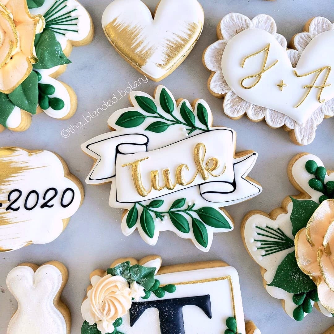 Leaf Banner Plaque 1 Cookie Cutter