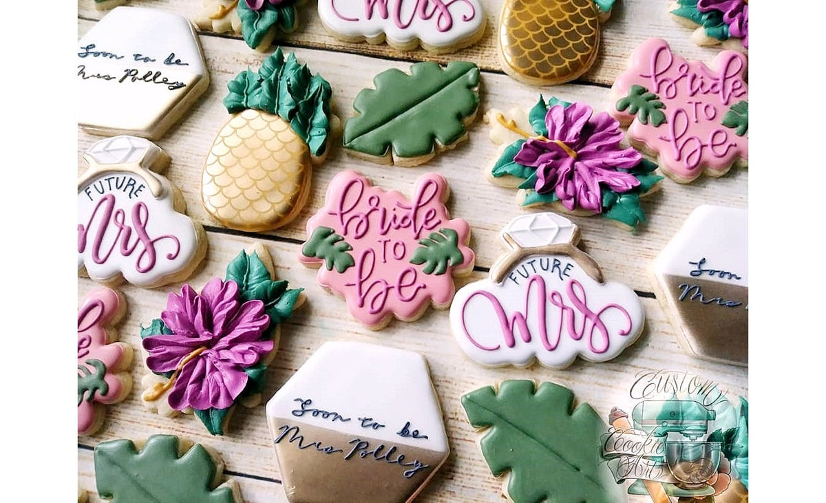 DIGITAL STL Download For Floral Plaque 1 Cookie Cutter